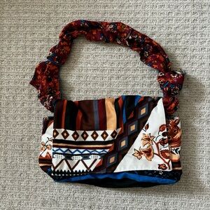 Zara viscose knotted shoulder bag